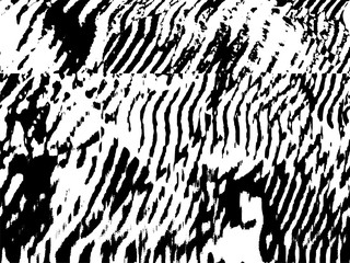 Grunge pattern black and white. Abstract monochrome vector background