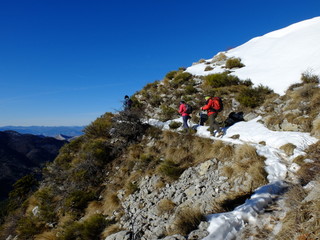 rando hivernale en Provence