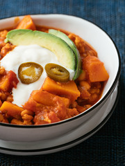 Winter Squash Chili (vegan)