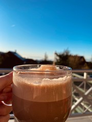 Chocolate caliente en navidad en Sierra Nevada