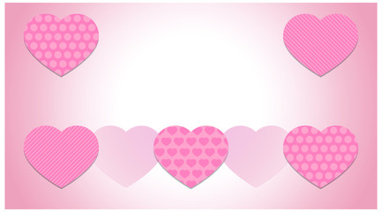 background with a love symbol background. romantic design templates.
