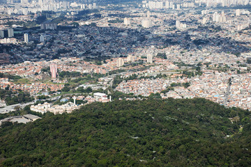 Fototapeta na wymiar Pico do Jaragua - City of São Paulo