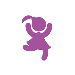 Isolated avatar girl vector design