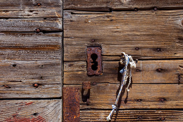 Old doors in Komiza, Vis island - Croatia