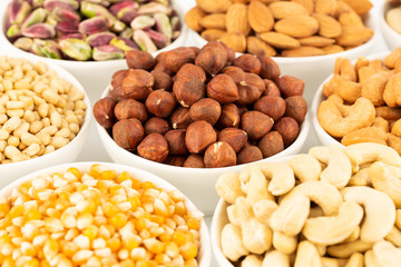 Various kind of nuts