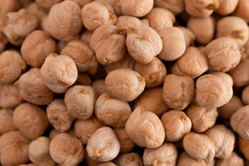 Background of Dry Chickpeas