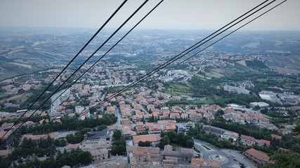 city ​​view from the San Marino viewpoint