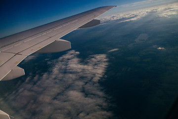 Fototapeta na wymiar aerial view from plane