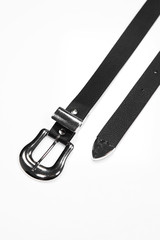 woman belt shoot in studio