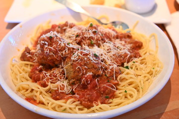 Meat Balls and Pasta