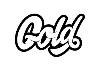 Lettering poster design. Calligraphy text with decorate elements. Vector illustration.