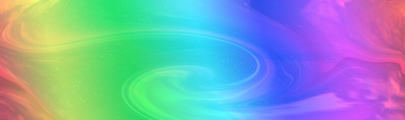 Amazing of colorful northern light aurora borealis with purple, red, green and blu flames over the sky.