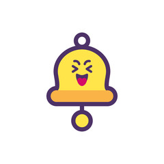 Kawaii bell cartoon vector design
