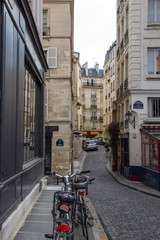 Narrow Paris streets