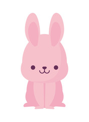 kawaii rabbit cartoon vector design
