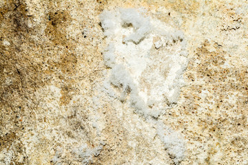 cracked and peeling paint and grunge old wall with texture