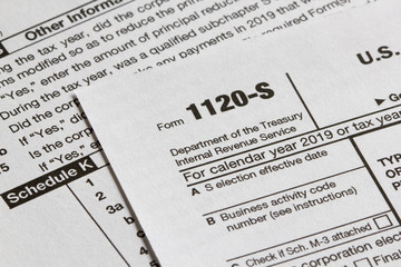 Form 1120-S, U.S. Income Tax Return for an S corporation.