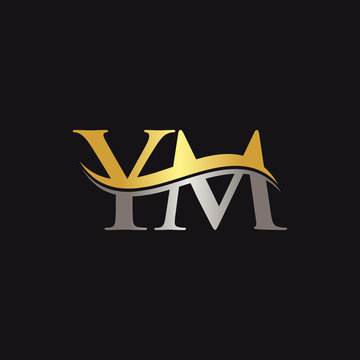 Premium Vector | Ym luxury logo