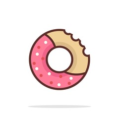 donut icon design vector illustration