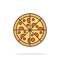 pizza icon design vector illustration