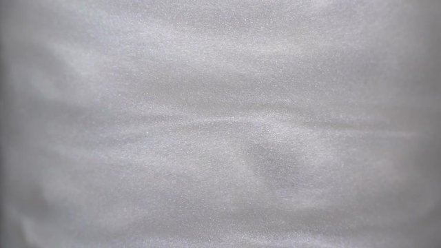 Rheoscopic fluid. Beautiful movement of particles in a liquid. Fantastic patterns and shapes. 50 fps