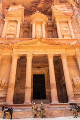 Naklejka premium Treasury Petra Jordan