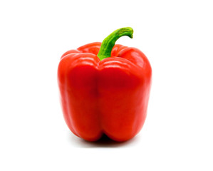 Red pepper isolated on a white background. With clipping path
