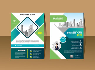abstract cover and layout for presentation and marketing