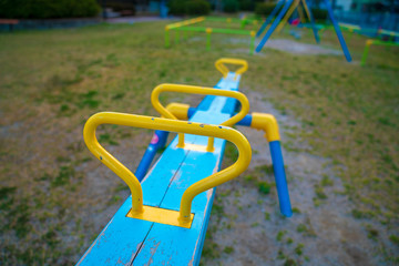 パステルな遊具