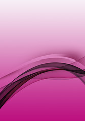 Abstract white and fuchsia background waves. Bright abstract background.