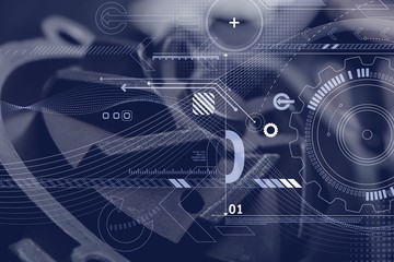 Global networking background, wallpaper with community infograph, business icons