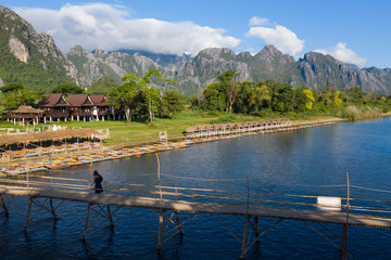 Laos,VangViengの大自然