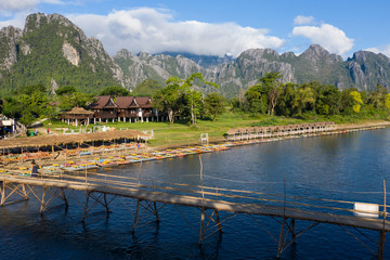 Laos,VangViengの大自然