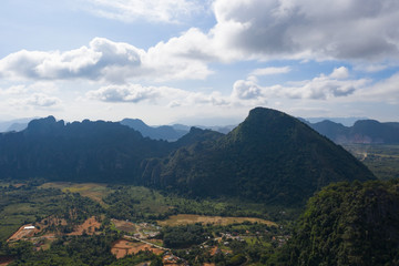 Naklejka premium Laos,VangViengの大自然
