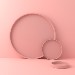 Abstract background of ceramic design. 3D rendering.