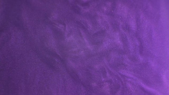 Rheoscopic fluid. Beautiful movement of particles in a liquid. Fantastic patterns and shapes. 50 fps