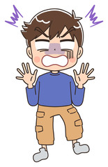 男の子 子ども イラスト キッズ 小学生