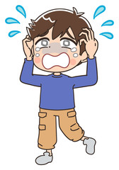 男の子 子ども イラスト キッズ 小学生