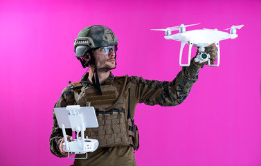 soldier drone pilot technician