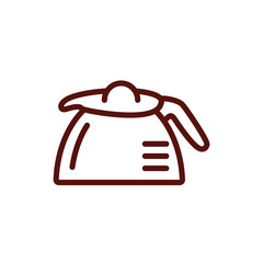 Isolated coffee pot vector design