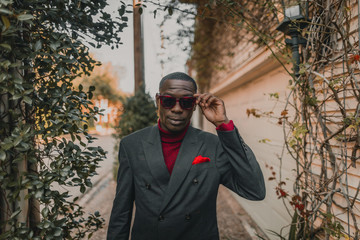 Stylish African American Man.