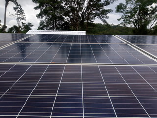 Solar cell panels, Alternative energy  renewable energy concept.