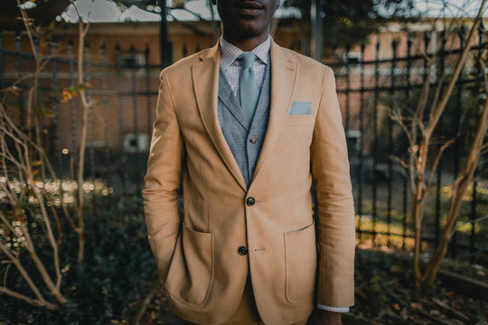 Stylish African American Man.