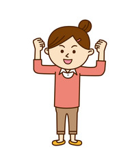 05_03_若い女性_元気