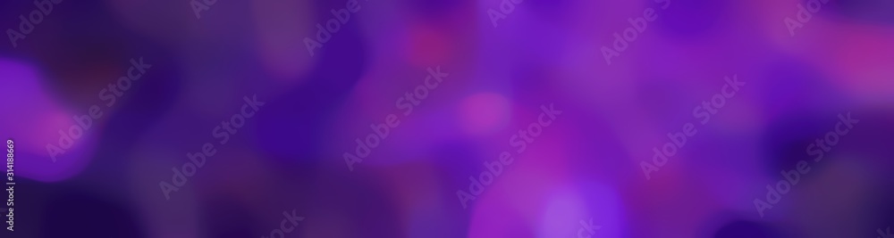 Poster unfocused smooth horizontal background with indigo, moderate violet and very dark violet colors and space for text or image