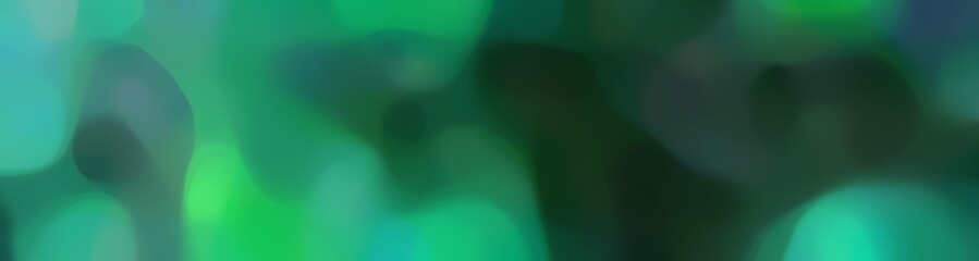 smooth horizontal background graphic with dark slate gray, medium sea green and very dark blue colors and space for text