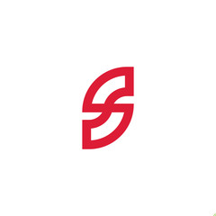 Letter S logo design vector