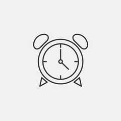 alarm clock icon vector illustration for website and graphic design