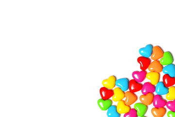 Colored Heart Beads Valentine's Day