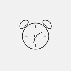 alarm clock icon vector illustration for website and graphic design
